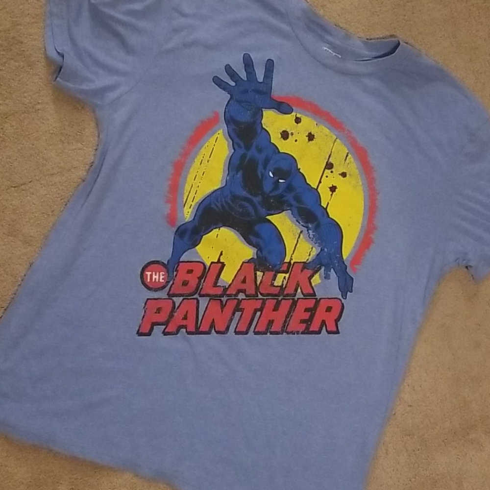 Black Panther Marvel Mens tee
